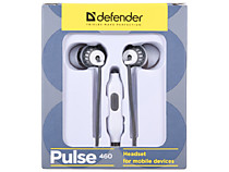 Наушники-вкладыши Defender Pulse 460 (синий+белый)