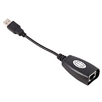 Адаптер удлинитель USB - RJ45 (USB через сетевой кабель до 40м)